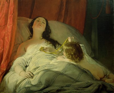 The Drowsy One by Friedrich von Amerling